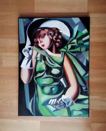 Sprzedam obraz Tamara Łempicka Kobieta w Kapeluszu