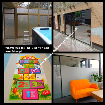 Folie okienne Siedlce- Oklejanie szyb, sprzedaż folii okiennych Folkos
