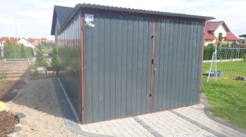 Garaż blaszany 3x5 Kolor 