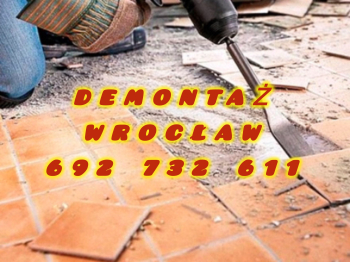 Skuwanie tynków, plytek, posadzki 692-732-611 Wrocław skucie wylewki betonowej