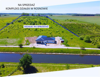 Kompleks działek budowlanych w Rosnowie, gmina Manowo