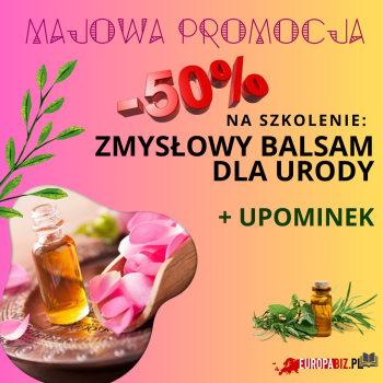 Szkolenie z aromaterapii - Zmysłowy balsam dla urody