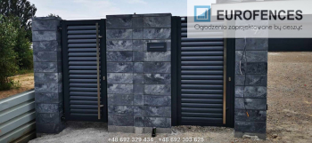 Nowoczesne ogrodzenie aluminiowe 