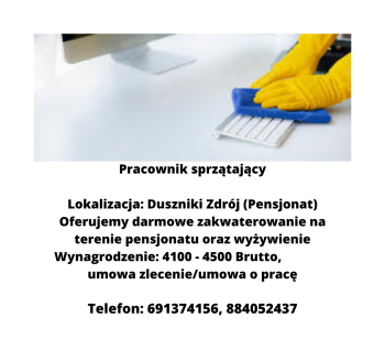 Osoba do sprzątania