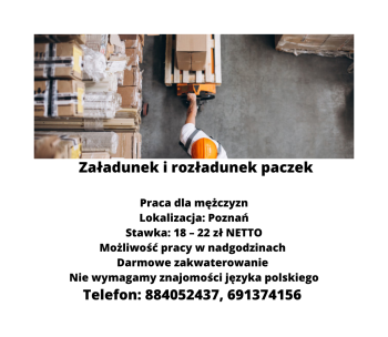 Załadunek i rozładunek paczek