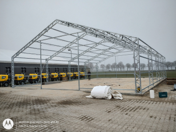 Hala namiotowa całoroczna magazyn wiata garaż rolnicza 