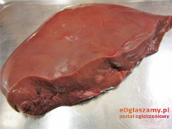 Hurtowe ilości WĄTROBA WOŁOWA kat. III UPPZ