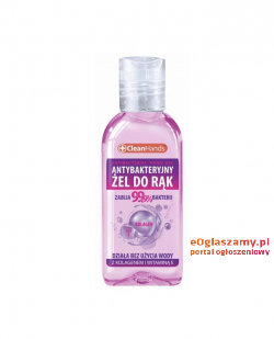  ANTYBAKTERYJNY ŻEL DO RĄK 50 ML Z KOLAGENEM I WIT. E 