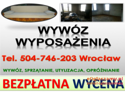 Odbiór używanych mebli tel. 504-746-203, starych mebli, utylizacja cennik.