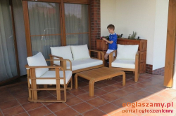 Meble ogrodowe Ratanland drewno akcjowe