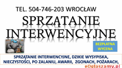 Sprzątanie, tel. 504-746-203, Wrocław, z podrzuconych śmieci i dzikich wysypisk