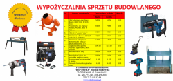 WYNAJEM SPRZĘTU BUDOLWANEGO