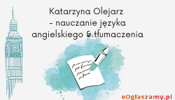 Korepetycje j.angielski (online) 