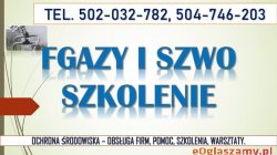 Fgazy Szkolenie, tel. 502-032-782. Baza Danych sprawozdań, klimatyzacja i chłodnictwo
