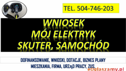 Dotacja do samochodu i skutera elektrycznego, tel. 504-746-203, napisanie wniosku „Mój elektryk”
