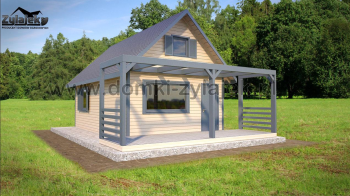 Innowacyjny Domek Całoroczny 5m/7m - Starannie Wykonany, Gotowy do Biura lub Pomieszczenia