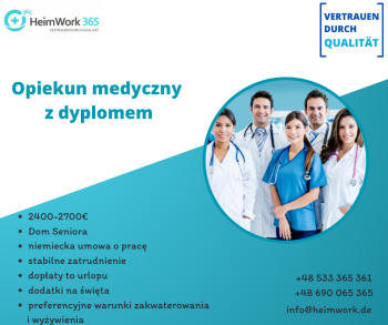 Opiekun medyczny z dyplomem / Niemcy