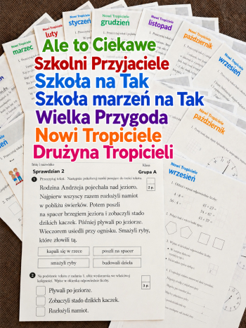 Szkoła marzeń na Tak, Szkolni Przyjaciele, Wielka Przygoda, Nowi Tropiciele, Szkoła na Tak, Drużyna Tropicieli, Ale to Ciekawe