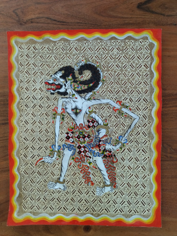 Wayang na bawolej skórze