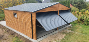 Garaż 6x5 Premium Drewnopodobny