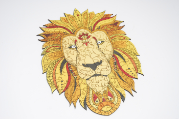 Puzzle Drewniane Premium EKO Układanka LEW 250 el. Rozmiar L. Drewyan